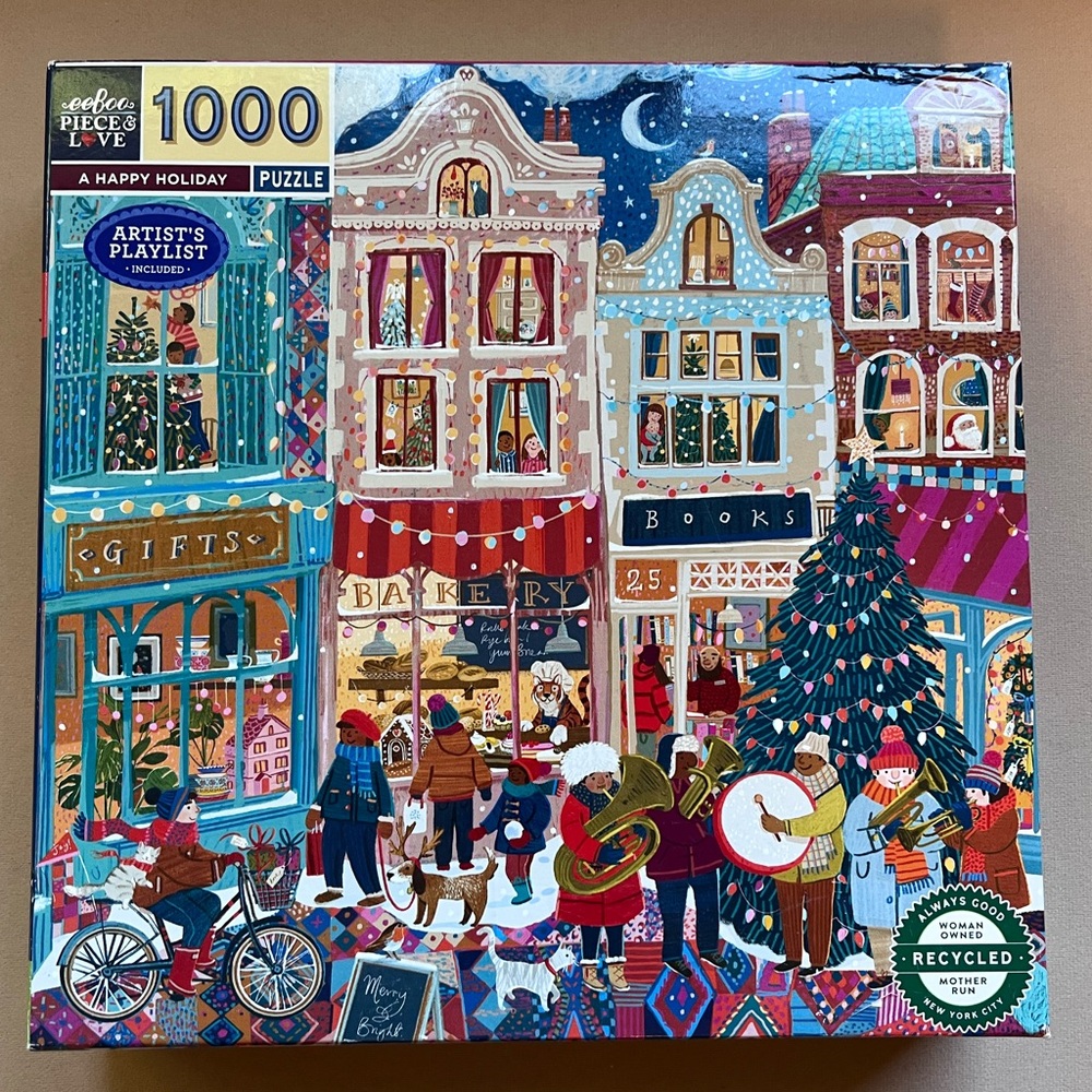 Eeboo Happy Holiday jigsaw puzzle